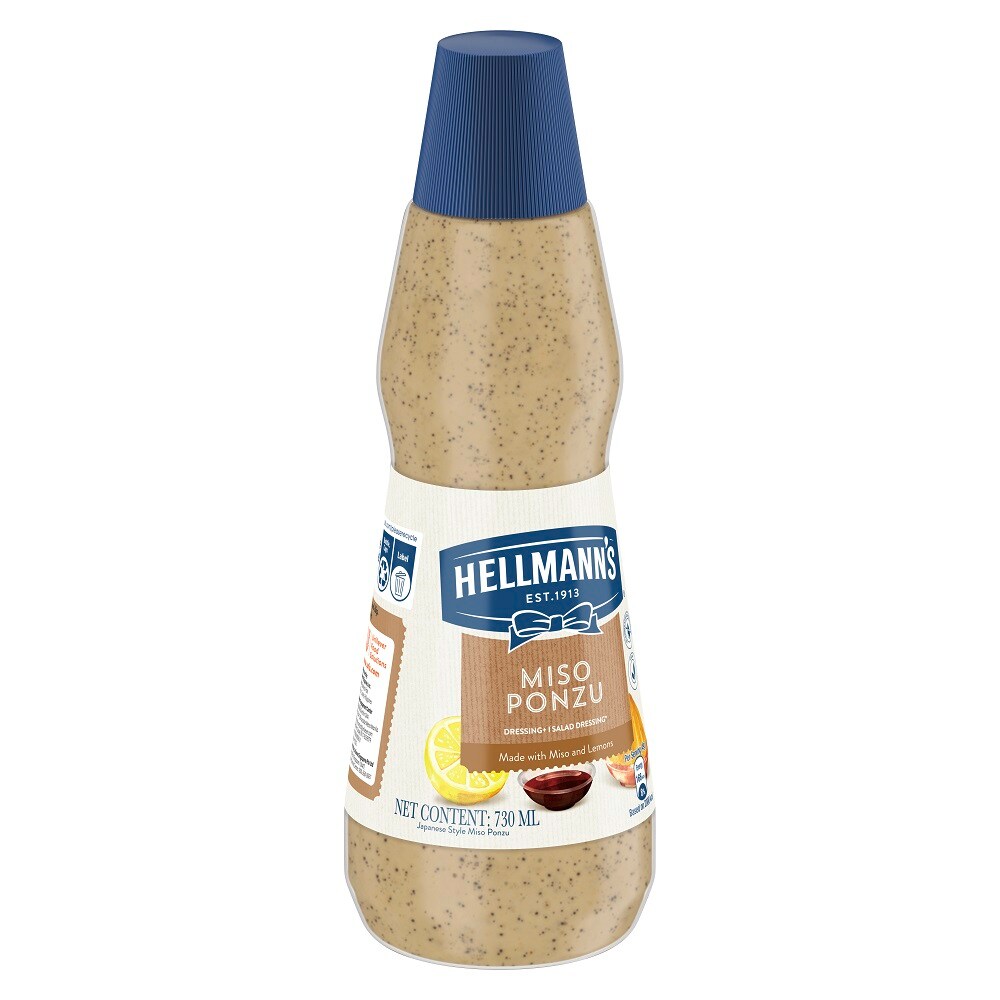 Hellmann’s Miso Ponzu Dressing - Change any of your menu’s regulars into seasonal specials – or an exciting permanent addition – with Hellmann’s innovative and trendy flavours.